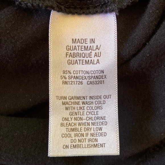 Aeropostale women’s size small black camisole with adjustable straps - Picture 6 of 6